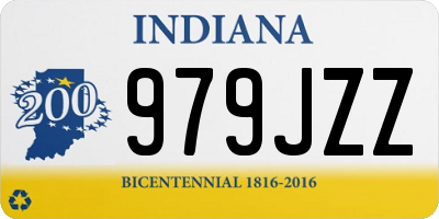 IN license plate 979JZZ