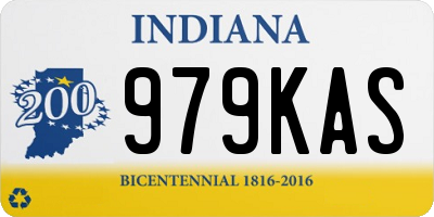 IN license plate 979KAS