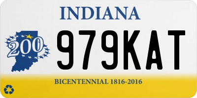 IN license plate 979KAT