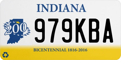 IN license plate 979KBA