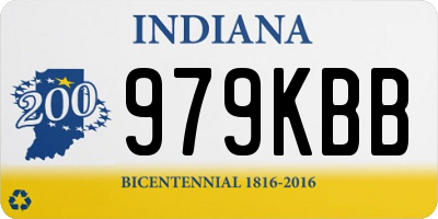 IN license plate 979KBB