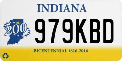 IN license plate 979KBD