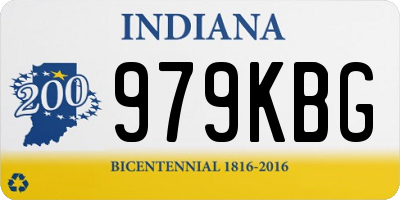 IN license plate 979KBG