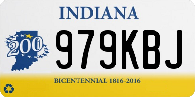 IN license plate 979KBJ