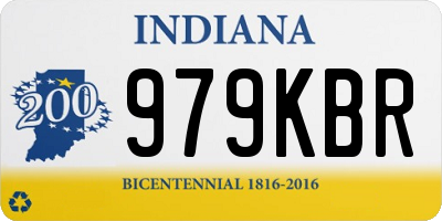 IN license plate 979KBR