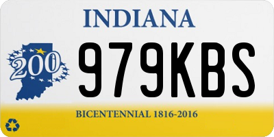 IN license plate 979KBS