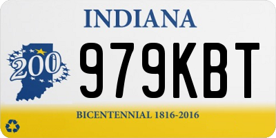 IN license plate 979KBT
