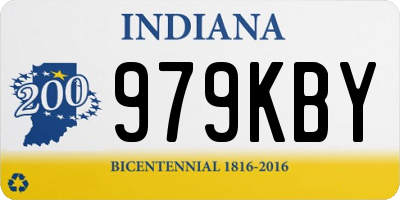IN license plate 979KBY