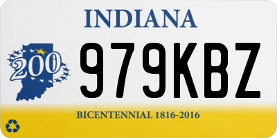 IN license plate 979KBZ