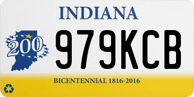 IN license plate 979KCB
