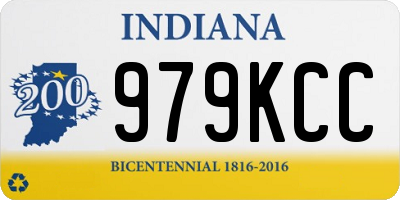IN license plate 979KCC