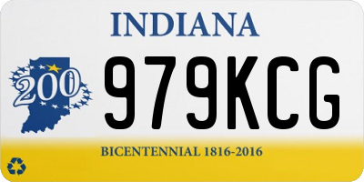 IN license plate 979KCG