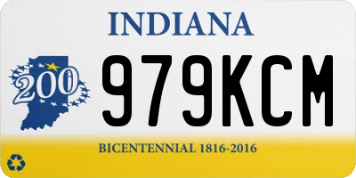 IN license plate 979KCM
