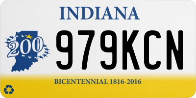 IN license plate 979KCN