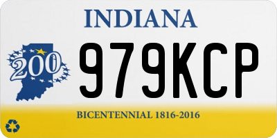 IN license plate 979KCP