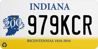 IN license plate 979KCR