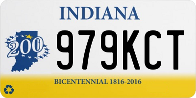 IN license plate 979KCT