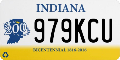 IN license plate 979KCU