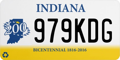 IN license plate 979KDG
