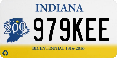 IN license plate 979KEE