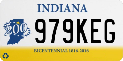 IN license plate 979KEG