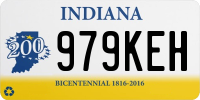 IN license plate 979KEH