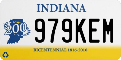 IN license plate 979KEM