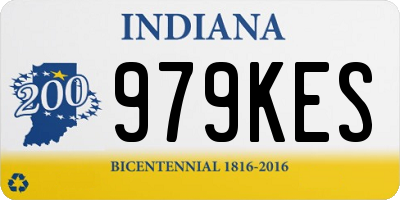 IN license plate 979KES