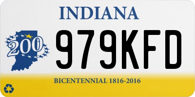 IN license plate 979KFD