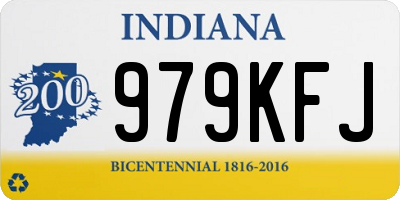 IN license plate 979KFJ