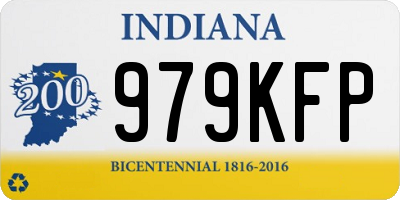 IN license plate 979KFP
