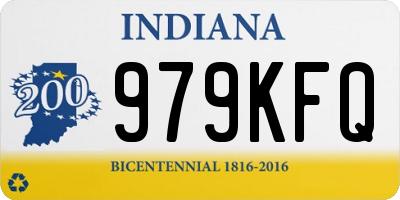 IN license plate 979KFQ
