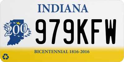 IN license plate 979KFW