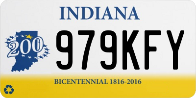 IN license plate 979KFY