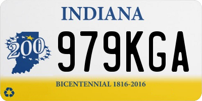 IN license plate 979KGA