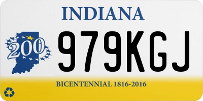 IN license plate 979KGJ