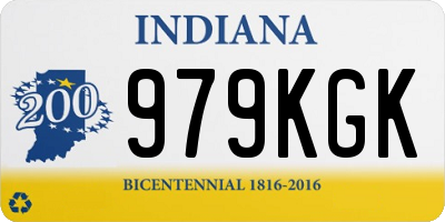 IN license plate 979KGK