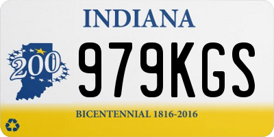 IN license plate 979KGS