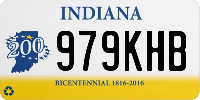 IN license plate 979KHB