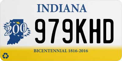 IN license plate 979KHD