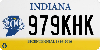 IN license plate 979KHK