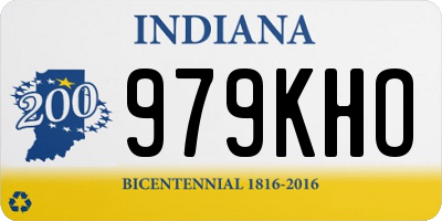 IN license plate 979KHO