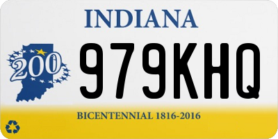 IN license plate 979KHQ