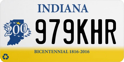 IN license plate 979KHR