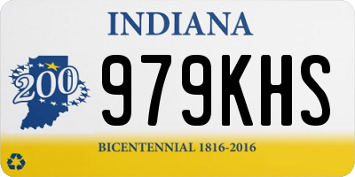 IN license plate 979KHS