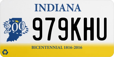 IN license plate 979KHU