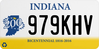 IN license plate 979KHV