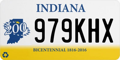 IN license plate 979KHX