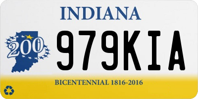 IN license plate 979KIA