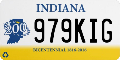 IN license plate 979KIG